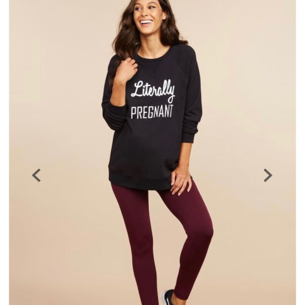 Fleece Lined Maternity Leggings